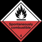 SPONTANEOUSLY COMBUSTIBLE CLASS 4